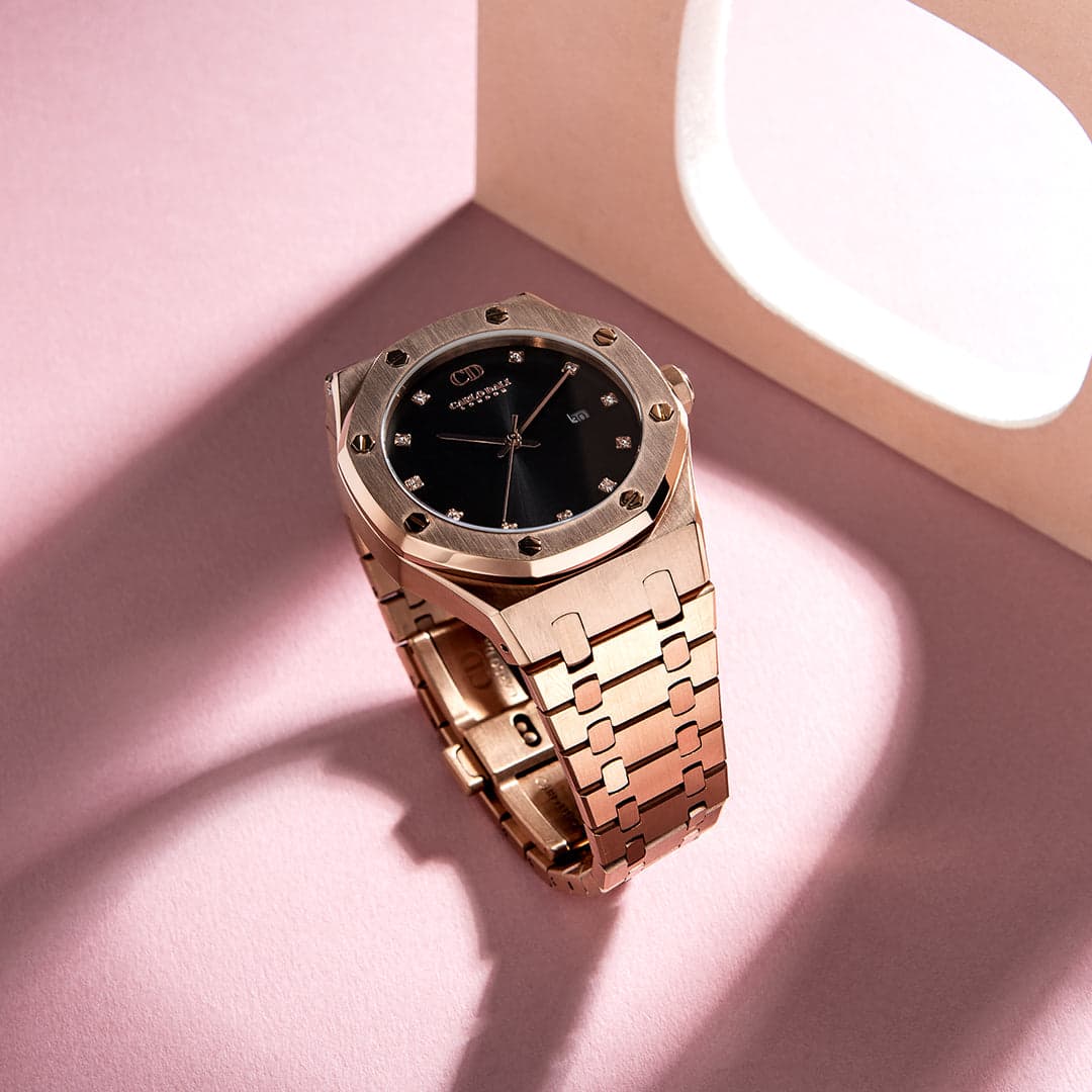 Côte d'Azur Diamond steel watch 2