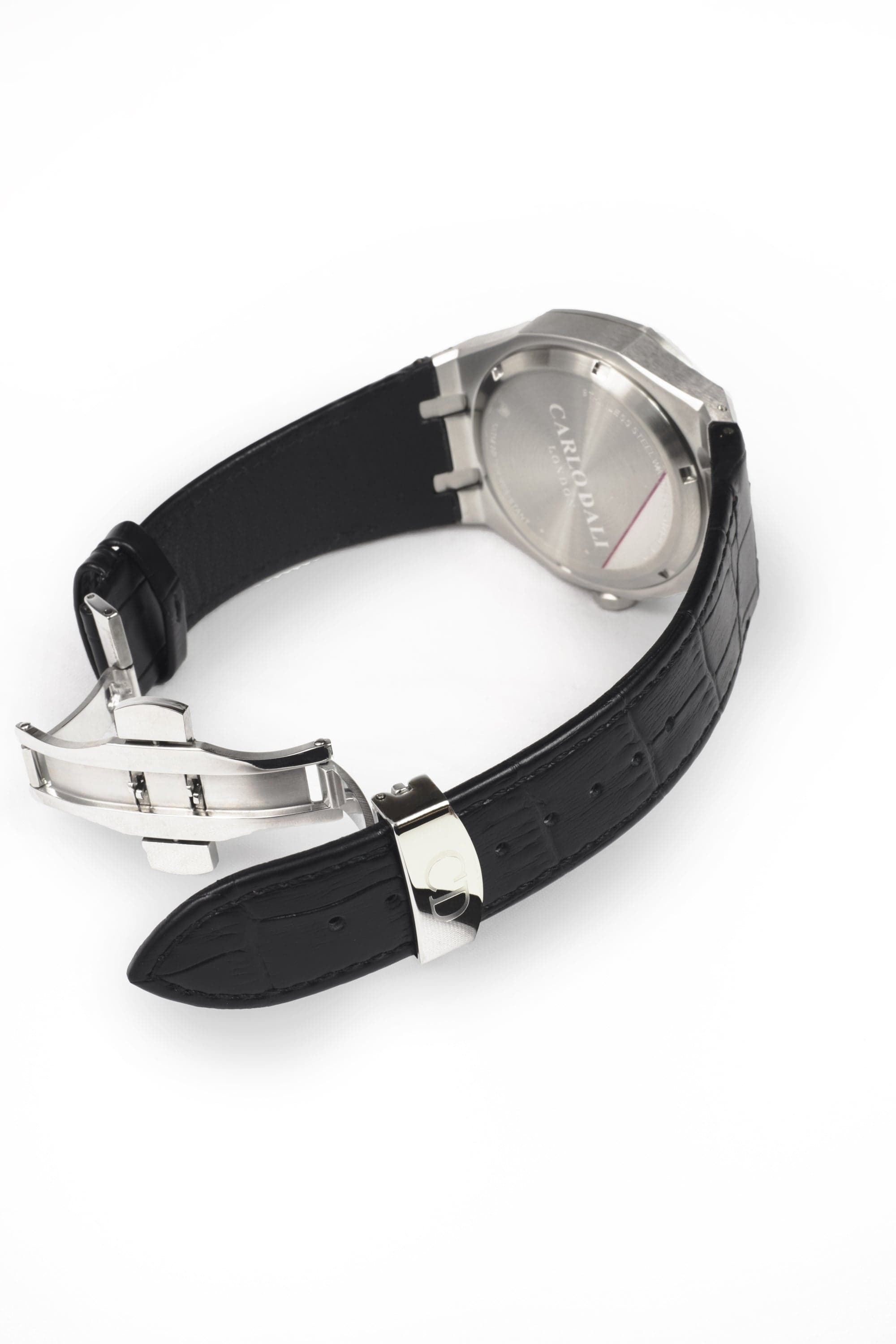 Classic Fusion Black Leather Strap Watch 2