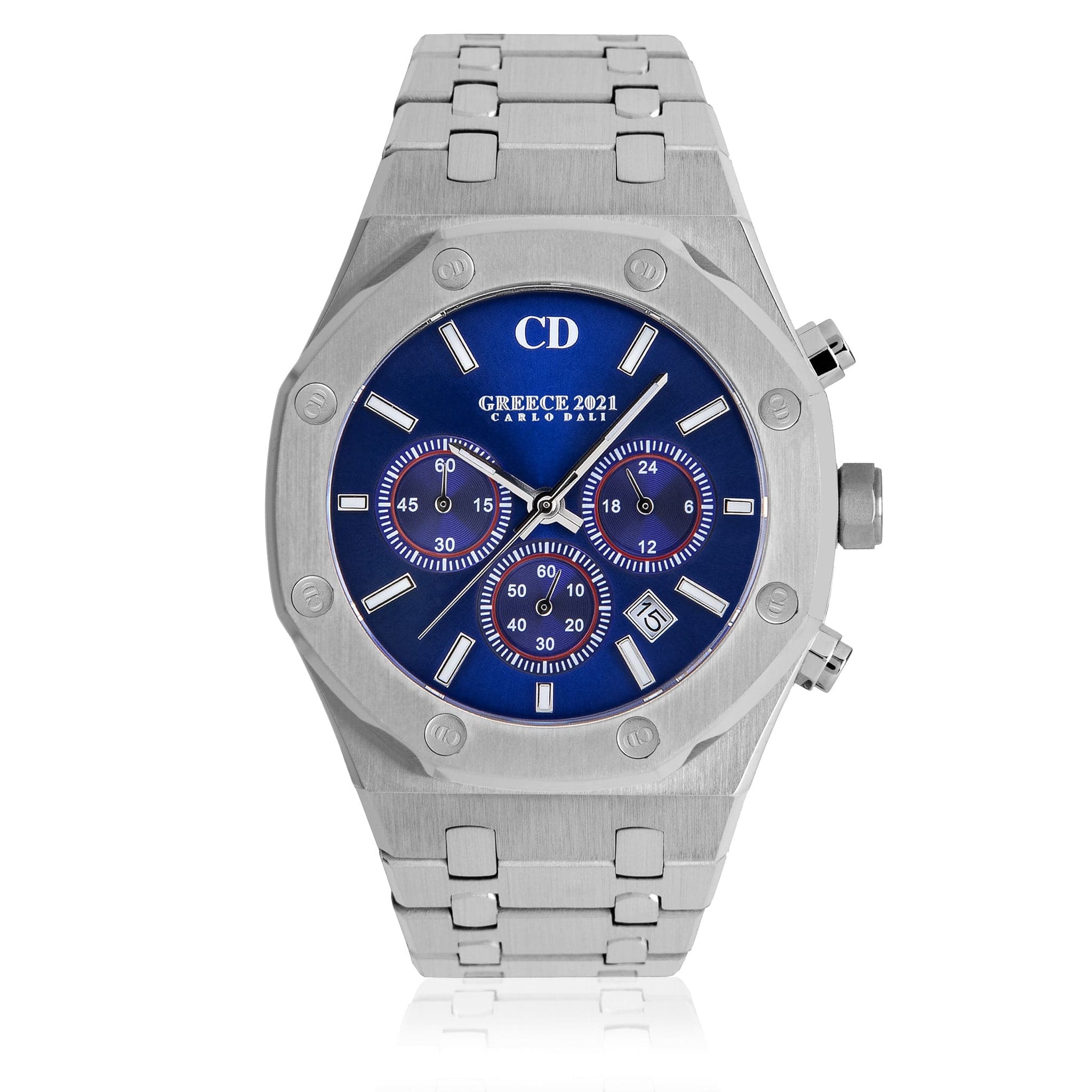GREECE 2021 Chronograph Metal Blue Limited Watch 2